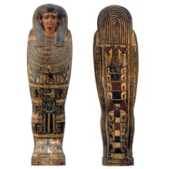 Sarcophage d`Irtierut, le fils de Pa-di-Her et Taremenubet
