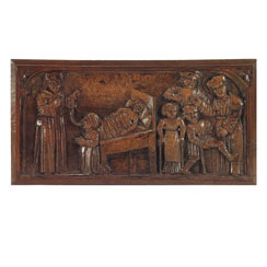 Panel depicting St. Cosmas and Damian
